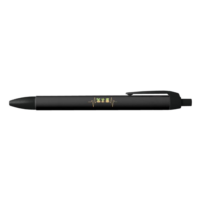 Stylo Noir Cactus (Haut)