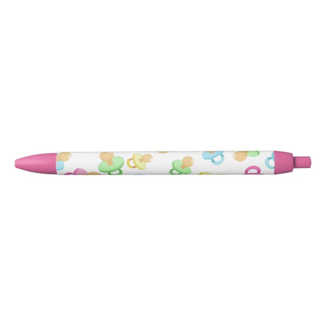 Stylo Noir Cadeau fait sur commande infantile de beau baby (Devant)
