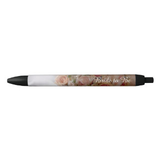 Stylo Noir Cadeau floral de douche de mariage pour future mar