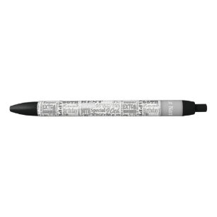 Stylo Noir Cadeaux personnalisés pour la fête du 90e annivers
