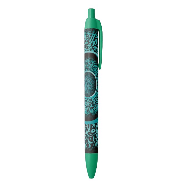 Stylo Noir calligraphie arabe 3d (Bas (Vertical))