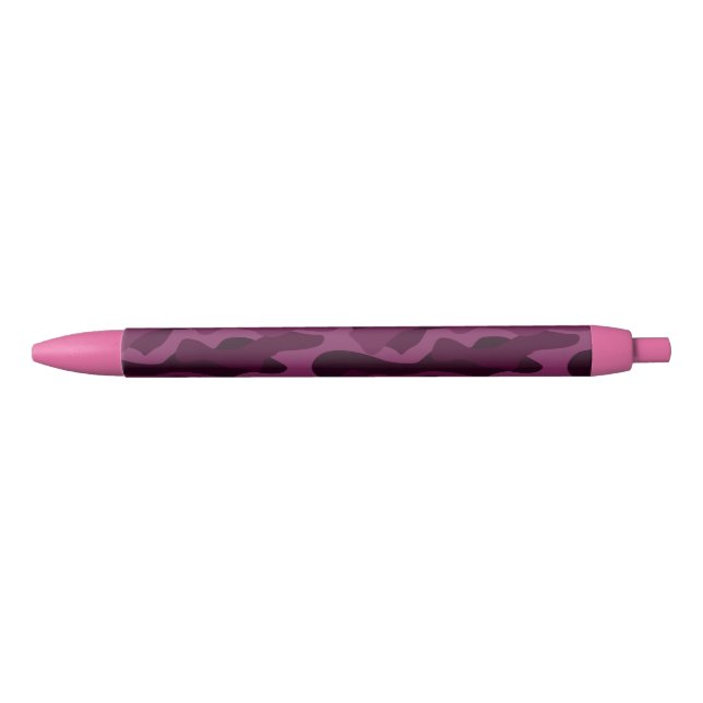 Stylo Noir Camo de couleur violette tyrienne (Devant)