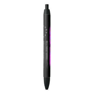 Stylo Noir CanCER DU SEIN Ligne rose Vintage Betsy Ross Drape