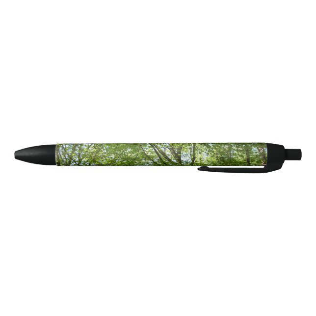 Stylo Noir Canopée du printemps Feuille Green Nature Scene (Bas)