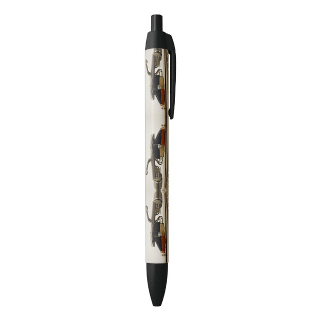 Stylo Noir Capture de macro de cartouche - (Bas (Vertical))