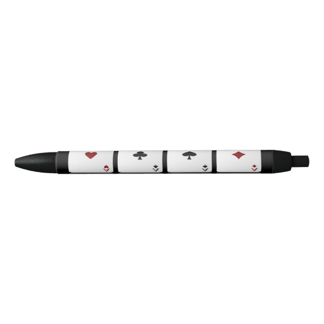 Stylo Noir Cartes de lecture Ace (Devant)