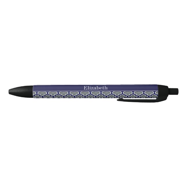 Stylo Noir Charcoal Navy Whats Marocain #5DS Nom de la marine (Bas)