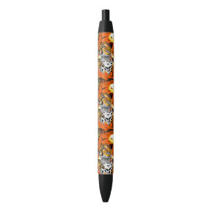 Stylo Noir Cheetah African Feline Wild Animal