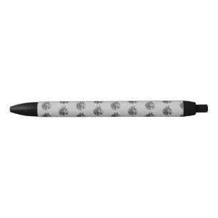 Stylo Noir Cheval Lover Vintage Sketch Horseshoe Grotte anima