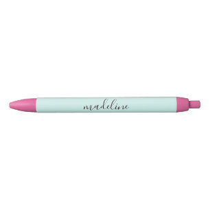 Stylo Noir Chic Water Blue Nom de la calligraphie