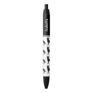 Stylo Noir Chiens De Berger Allemands Noirs Cute Dogs Avec No