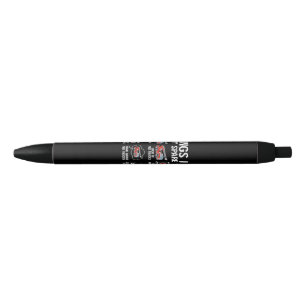 Stylo Noir Choses que je fais dans mon temps libre Camions de