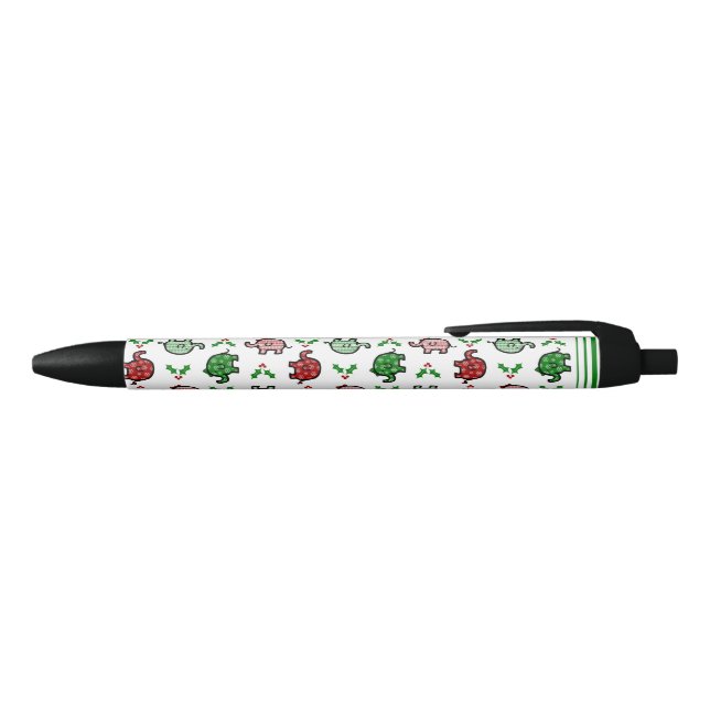 Stylo Noir Christmas Elephant Pen (Haut)