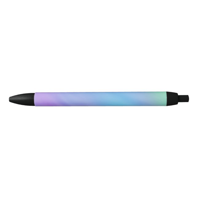 Stylo Noir Ciel Arc-en-ciel Féminin Douce (Devant)