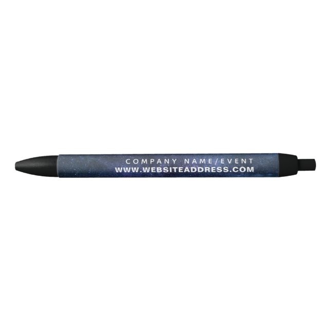 Stylo Noir Ciel cosmique, Société/Événement moderne (Devant)