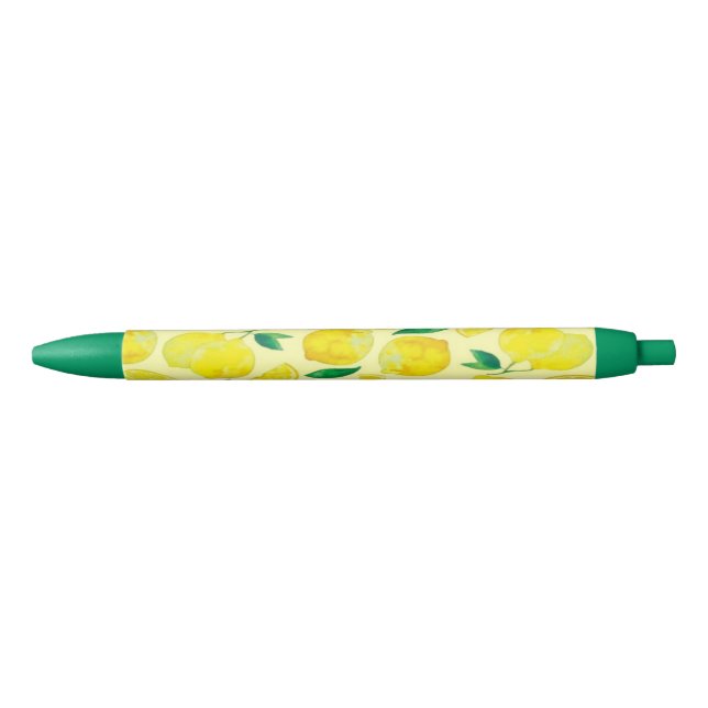Stylo Noir Citron jaune (Devant)