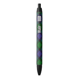 Stylo Noir Clan Blair Tartan
