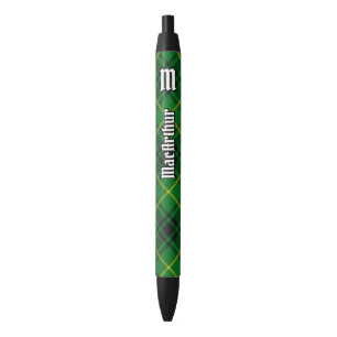Stylo Noir Clan MacArthur Tartan