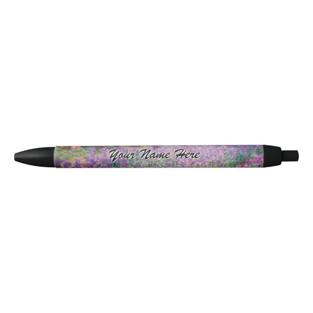 Stylo Noir Claude Monet - Le jardin de l'artiste à Giverny (Devant)