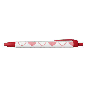 Stylo Noir Coeurs