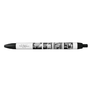 Stylo Noir Collage photo de famille personnalisée