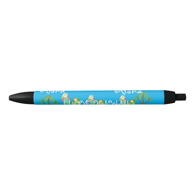 Stylo Noir Collection Hawaii Aloha - (Devant)