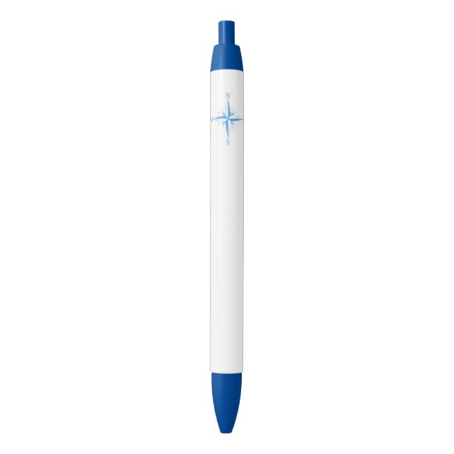 Stylo Noir Compas éolien (devant Vertical)