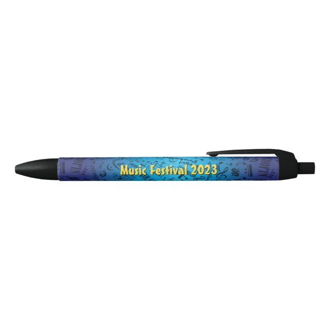 Stylo Noir Compositeurs de musique classique personnalisée Ro (Haut)