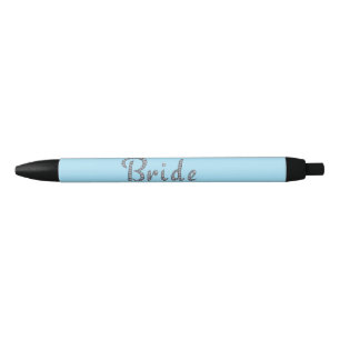 Stylo Noir Conception de fausses pierres de faux-bling de