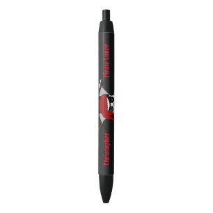 Stylo Noir Conception du crâne