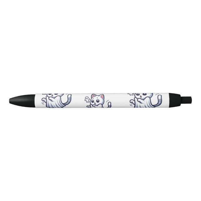Stylo Noir Costume Halloween Ghost Kitty (Devant)