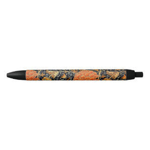 Stylo Noir Cray, motif célèbre de William Morris,