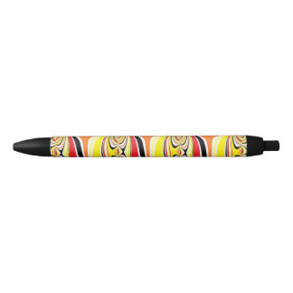 Stylo Noir crayon à rayures d'été