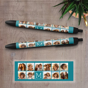 Stylo Noir Créez votre propre monogramme personnalisé de co