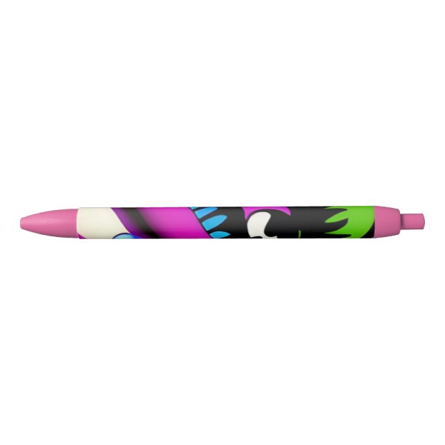 Stylo Noir crier pour vous pshycodelic (Devant)