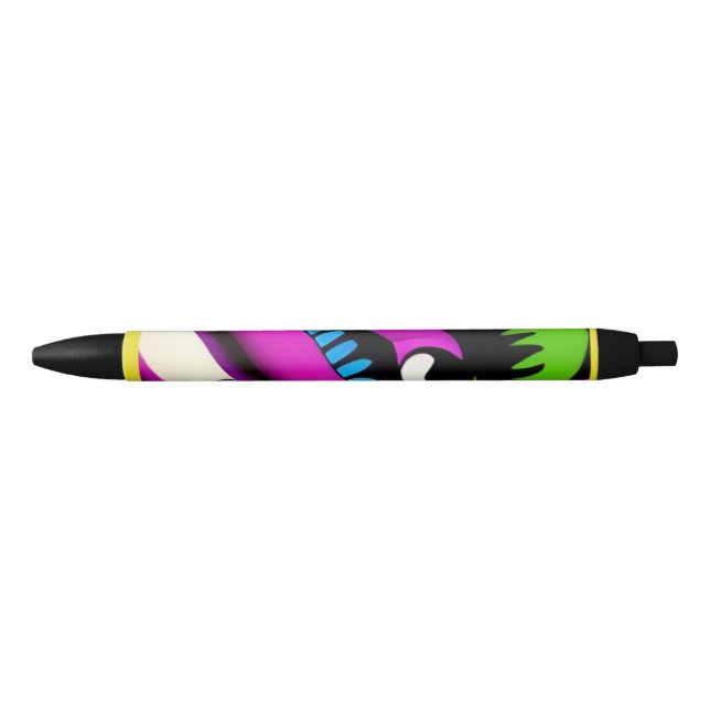 Stylo Noir crier pour vous pshycodelic (Devant)