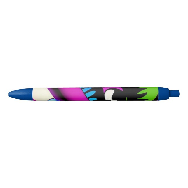 Stylo Noir crier pour vous pshycodelic (Devant)