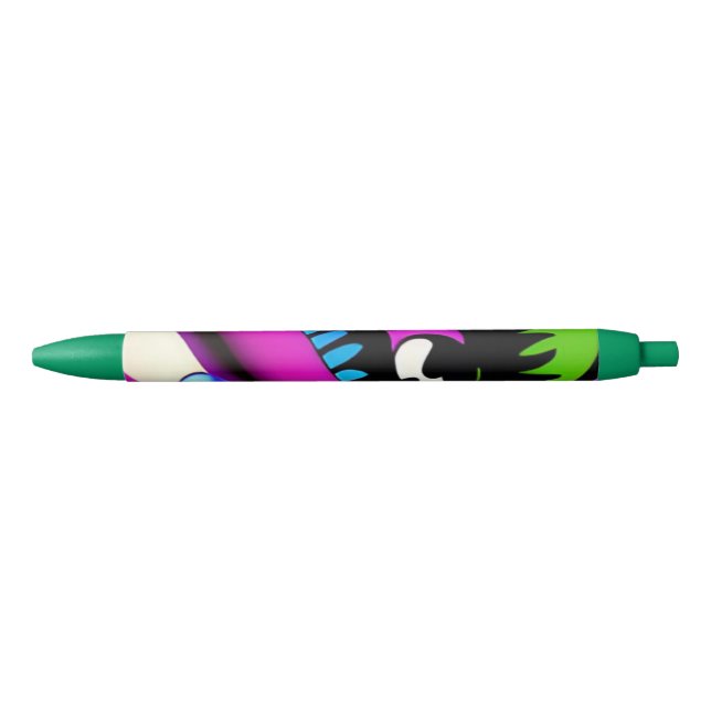 Stylo Noir crier pour vous pshycodelic (Devant)