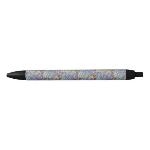 Stylo Noir Crocus de printemps Abstrait