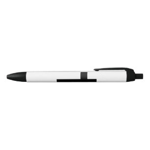 Stylo Noir Croix chrétienne