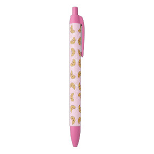 Stylo Noir Cuisine Croissant Pink Paris Bakou Pain Kawaii