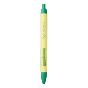 Stylo Noir Cute céleri bâtons trio caricature légumes