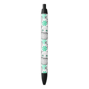 Stylo Noir Cute de chat et pointe joueuse à partir d'une poch