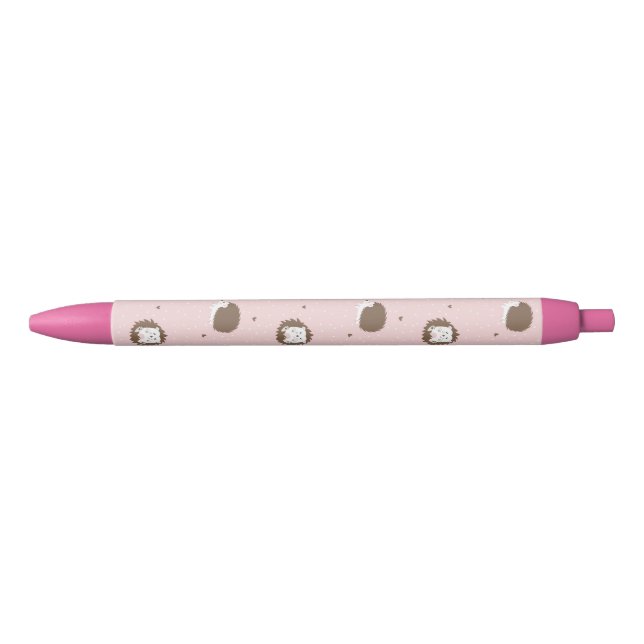 Stylo Noir Cute Hedgehog (Devant)