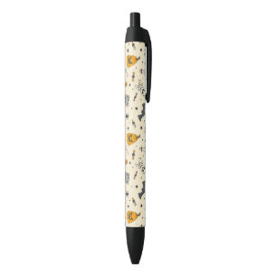 Stylo Noir Cute Motif Halloween