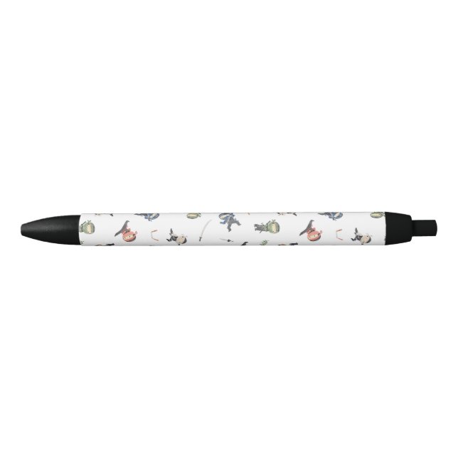 Stylo Noir Cute Ninja Guerrier Kids (Devant)