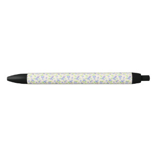 Stylo Noir Cute Watercolor Blueberry Botanical Pattern