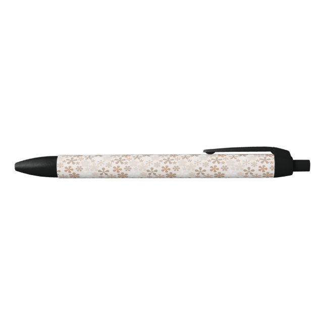 Stylo Noir Daisy Flowers Beige Floral Aesthetic Ditsy Tan (Haut)