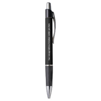 Stylo Noir de charbon personnalisable