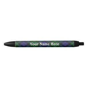 Stylo Noir De l'Ecosse tartan de MacCallum de clan pour